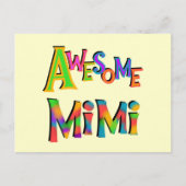 Geweldige Mimi T-shirts en cadeaus Briefkaart (Voorkant)