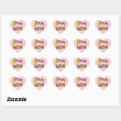 Geweldige Mimi T-shirts en cadeaus Hart Sticker (Vel)