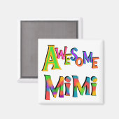 Geweldige Mimi T-shirts en cadeaus Magneet (Voorkant / Achterkant)