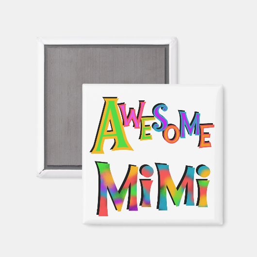 Geweldige Mimi T-shirts en cadeaus Magneet (Voorkant / Achterkant)