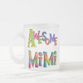 Geweldige Mimi T-shirts en cadeaus Matglas Koffiemok (Links)