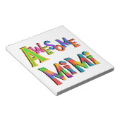 Geweldige Mimi T-shirts en cadeaus Notitieblok (Schuin)