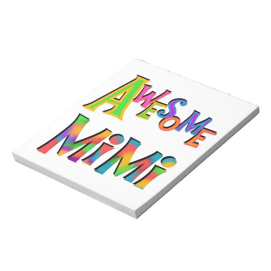 Geweldige Mimi T-shirts en cadeaus Notitieblok (Linkerzijde)
