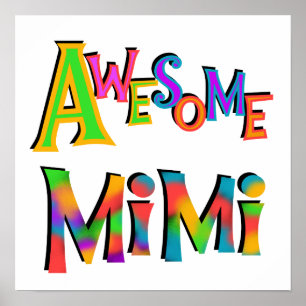 Geweldige Mimi T-shirts en cadeaus Poster