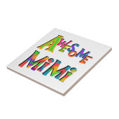 Geweldige Mimi T-shirts en cadeaus Tegeltje (Zijkant)