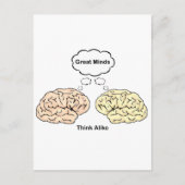 Geweldige minden denken er zo over! briefkaart (Voorkant)