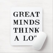 Geweldige minden denken muismat (Met muis)