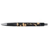 Geweldige modern Art Peach / zwart Pen (Voorkant)