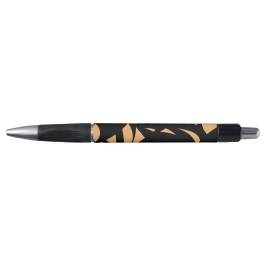 Geweldige modern Art Peach / zwart Pen (Voorkant)