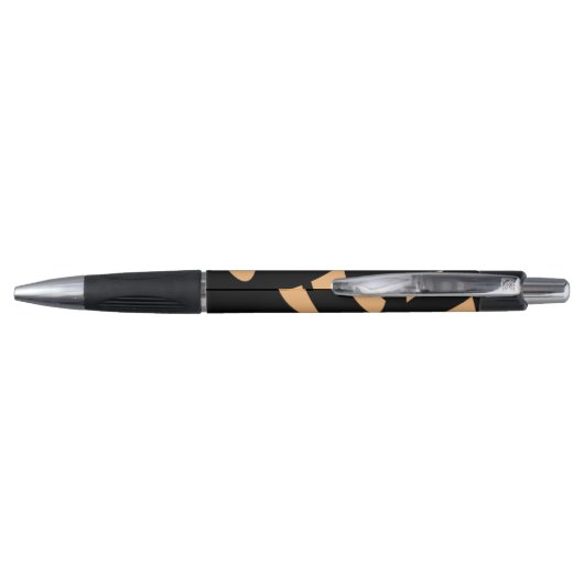Geweldige modern Art Peach / zwart Pen (Achterkant)