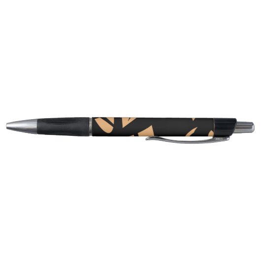 Geweldige modern Art Peach / zwart Pen (Bodem)