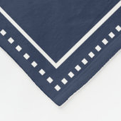 Geweldige modern blauw vervroegd pensioen fleece deken (Hoek)