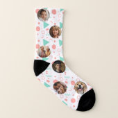 Geweldige moderne  familie foto Sokken (Links binnenkant)