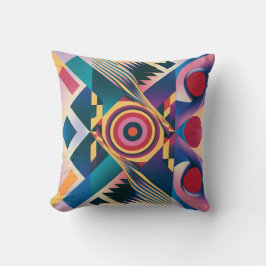 Geweldige moderne geometrische patroon werp kussen