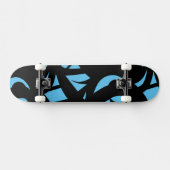 Geweldige moderne kunst blauw / zwart persoonlijk skateboard (Horizontaal)