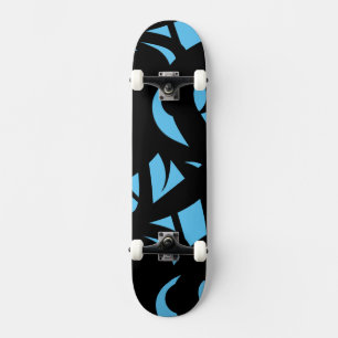 Geweldige moderne kunst blauw / zwart persoonlijk skateboard