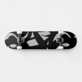 Geweldige moderne kunst grijs / zwart persoonlijk skateboard (Horizontaal)