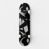 Geweldige moderne kunst grijs / zwart persoonlijk skateboard (Voorkant)
