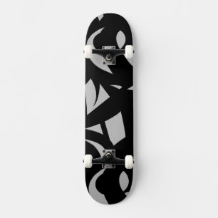 Geweldige moderne kunst grijs / zwart persoonlijk skateboard