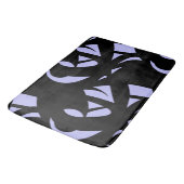 Geweldige moderne kunst zwart en lavender badmat (Gekanteld)