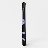Geweldige moderne kunst zwart en lavender Case-Mate iPhone case (Achterkant/links)