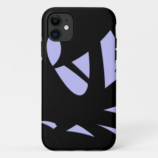 Geweldige moderne kunst zwart en lavender Case-Mate iPhone case (Achterkant)