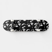 Geweldige moderne kunst zwart-wit persoonlijk skateboard (Horizontaal)