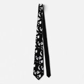 Geweldige moderne kunst zwart-wit stropdas (Voorkant)