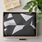 Geweldige moderne kunst zwart-wit tissuepapier (Geschenk)