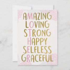 Geweldige Moeder Feestdagenkaart