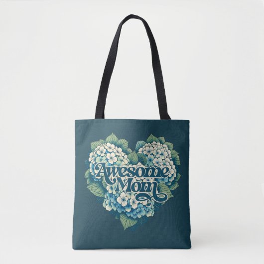 Geweldige moeder hortensia's Moederdag Tote Bag (Voorkant)