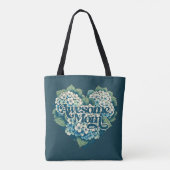 Geweldige moeder hortensia's Moederdag Tote Bag (Achterkant)
