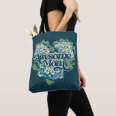 Geweldige moeder hortensia's Moederdag Tote Bag (Dichtbij)