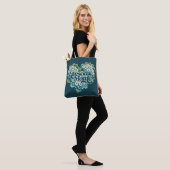 Geweldige moeder hortensia's Moederdag Tote Bag (Op model)