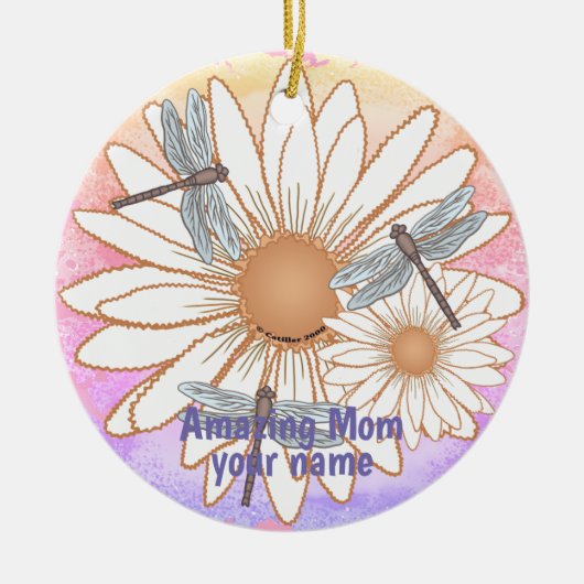 Geweldige Moeder Keramisch Ornament (Voorkant)