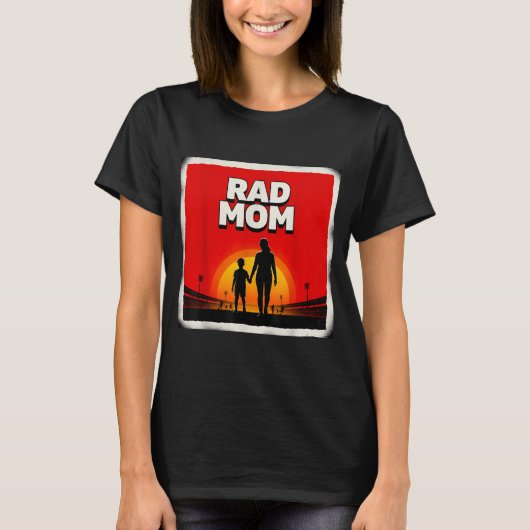 Geweldige moeder moeder en zoon voetbalmoeder zons t-shirt (Voorkant)