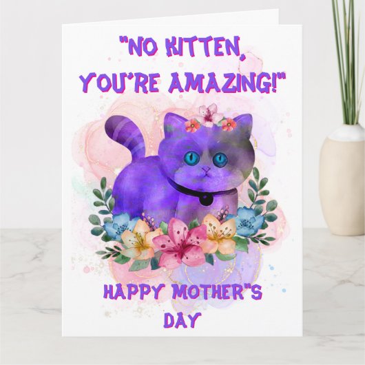 Geweldige Moeder Moederdag Kaart (Voorkant)