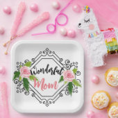 Geweldige moeder papieren bordje (Feest)