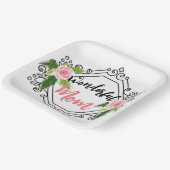 Geweldige moeder papieren bordje (Gebogen)