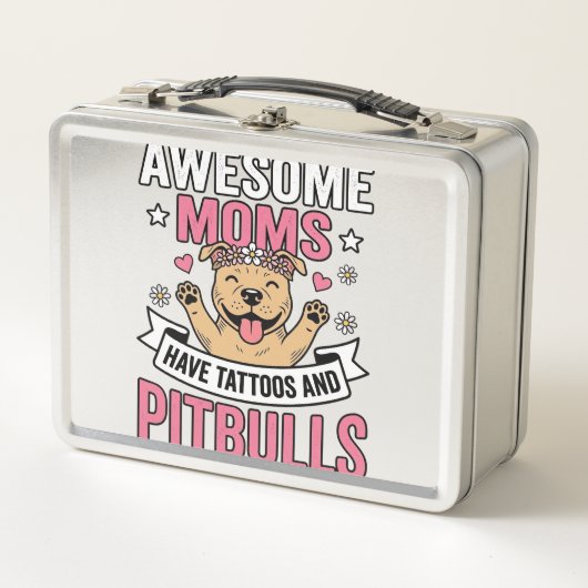Geweldige moeders hebben tatoeages en pitbulls vin (Voorkant)