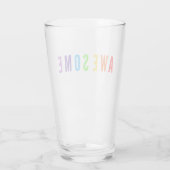 GEWELDIGE MOGELIJKE VERBINDING MET RAINBOW KLEURTE GLAS (Achterkant)