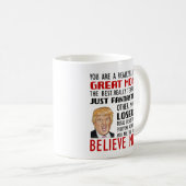 Geweldige Mok, cadeau voor mama, Trump Mok (Voorkant rechts)