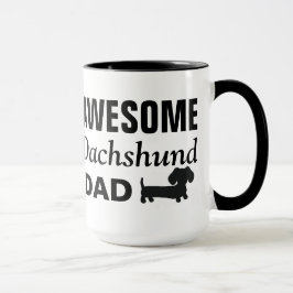 Geweldige Mok Dachshund Dad Coffee