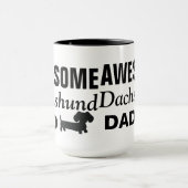 Geweldige Mok Dachshund Dad Coffee (Midden)