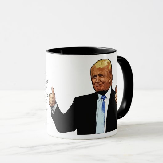 Geweldige Mok! Grappige Donald Trump vader naam Mo Mok (Voorkant rechts)