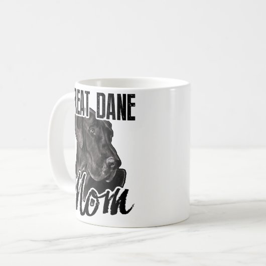 Geweldige Mok - Grote Dane Mam Koffie-Mok (Voorkant links)