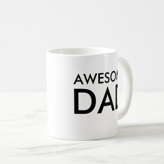 Geweldige Mok vader | Daggeschenk vader (Voorkant rechts)