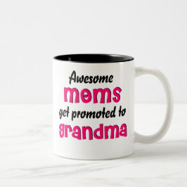 Geweldige Moms worden gepromoot naar oma-Mok Tweekleurige Koffiemok