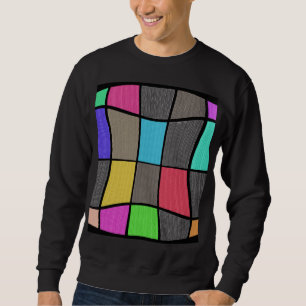 Geweldige Mondriaan Stijlmatig Ontwerp Trui