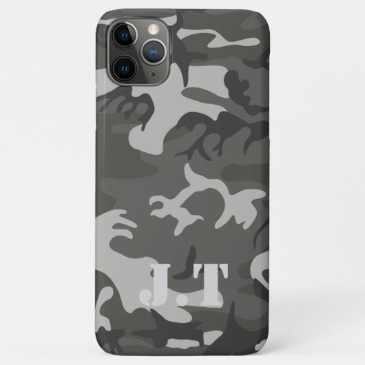 Geweldige monogram van het patroon van het Camoufl Case-Mate iPhone Case (Achterkant)